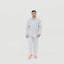 Pijama Homem Longo Lapela Popelina Xadrez - Azul 1526_30