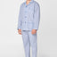   Pijama Hombre Largo Tela Azul 1528 | El Búho Nocturno - 83154213 - https://www.elbuhonocturno.com/  