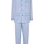   Pijama Hombre Largo Tela Azul 1528 | El Búho Nocturno - 36713165 - https://www.elbuhonocturno.com/  