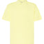 Polo Hombre Manga Corta Verano 100% Algodón Tapeta Pique Liso Amarillo