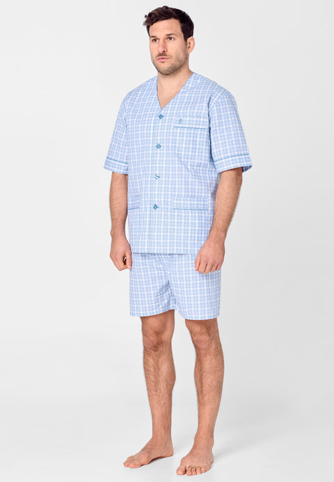 Pijama Hombre Verano Corto Tela 4740 | El Búho Nocturno - 70030921 - https://www.elbuhonocturno.com/