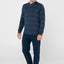 Pijama Hombre Largo Premium Punto Jacquard Hecho En Portugal - El Búho Nocturno