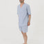 4518 - Pijamale Pentru Bărbați Pijamale Scurte Popelină Judo Pentru Bărbați 100% Bumbac - Verde