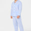   Pijama Hombre Largo Tela Azul 5626 | El Búho Nocturno - 43371892 - https://www.elbuhonocturno.com/  