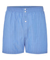 Boxer Homem Cuecas Premium Tecido Estampado - Azul 6106_37 - Tamanho 48 (L) / Azul / 50% bambu 50% poliéster
