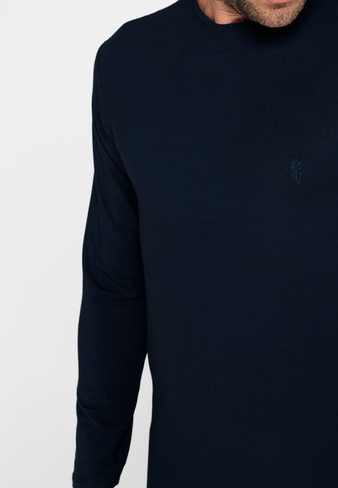 Camiseta Manga Larga Azul Royal 7601 | El Búho Nocturno - 1362368 - https://www.elbuhonocturno.com/