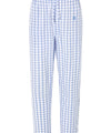 Pantalón Pijama Hombre Largo Popelín Cuadros - Azul 8981_30 - Talla 5 (XL) / Azul / 50% bambú 50% poliéster