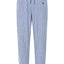Pantalón Pijama Hombre Largo Popelín Azul cuadros navy Bambú Poliéster