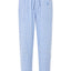 Pantalón Pijama Hombre Largo Popelín Cuadros Celestes Marino Algodón