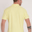 Polo Hombre Manga Corta Verano 100% Algodón Tapeta Pique Liso Amarillo