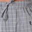 Pantalón Pijama Hombre Largo Popelín Cuadros Gris