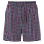 Pantalón Pijama Hombre Corto Popelín Cuadros Rojo