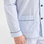   Pijama Hombre Largo Tela Azul 1525 | El Búho Nocturno - 42529027 - https://www.elbuhonocturno.com/  