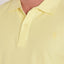 Polo Hombre Manga Corta Verano 100% Algodón Tapeta Pique Liso Amarillo