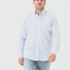 Men's Long Sleeve Shirt with Extra Soft Easy Iron Pocket - Blue 0305_39