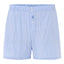 Calzoncillos Bóxer Hombre Popelín Cuadros Cuadros Rayas Azules