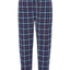 Pantalón Pijama Hombre Largo Franela Invierno Cuadros Marino