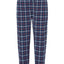 Pantalón Pijama Hombre Largo Franela Invierno Cuadros Marino