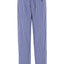 Pantalón Pijama Hombre Largo Popelín Cuadros Celeste