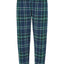 Pantalón Pijama Hombre Largo Franela Invierno Cuadros Verde Botella